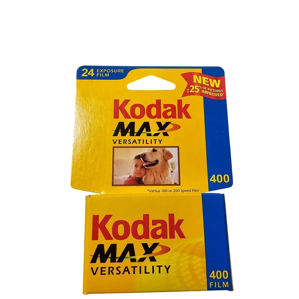 Kodak MAX 400 35mm Film 24 Exposure Color Print 3 Rolls Expired 2003 GC 135-24